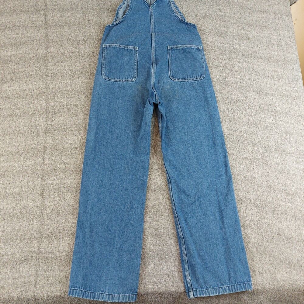 Liberty Denim Bib Overalls Youth Size 18R Blue Jean Farm Chores Fair 4-H Outdoor - Picture 7 of 8